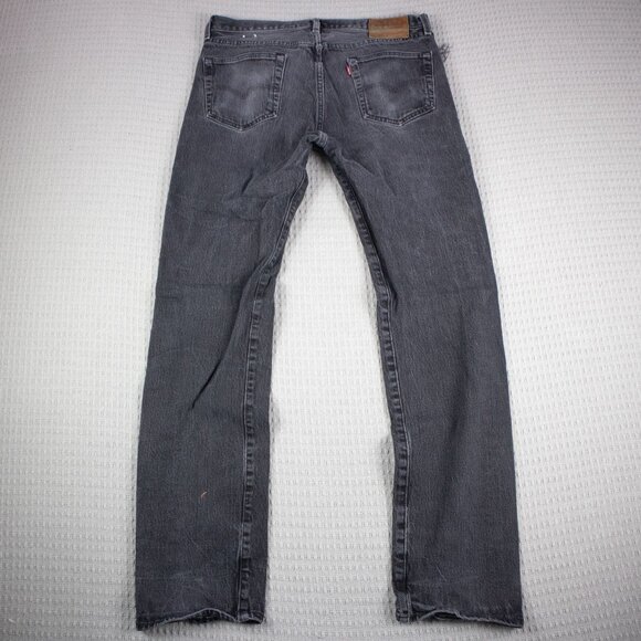 Levi's Premium 501 Faded Black Wash Denim 34x34 - Picture 2 of 8